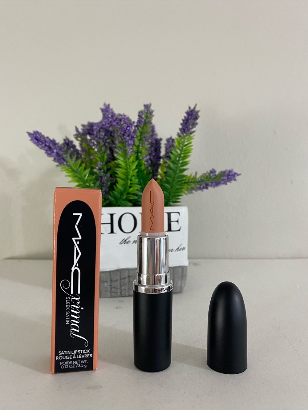 MAC MACximal Sleek Satin Lipstick FLESHPOT 836 - Full Size New in Box